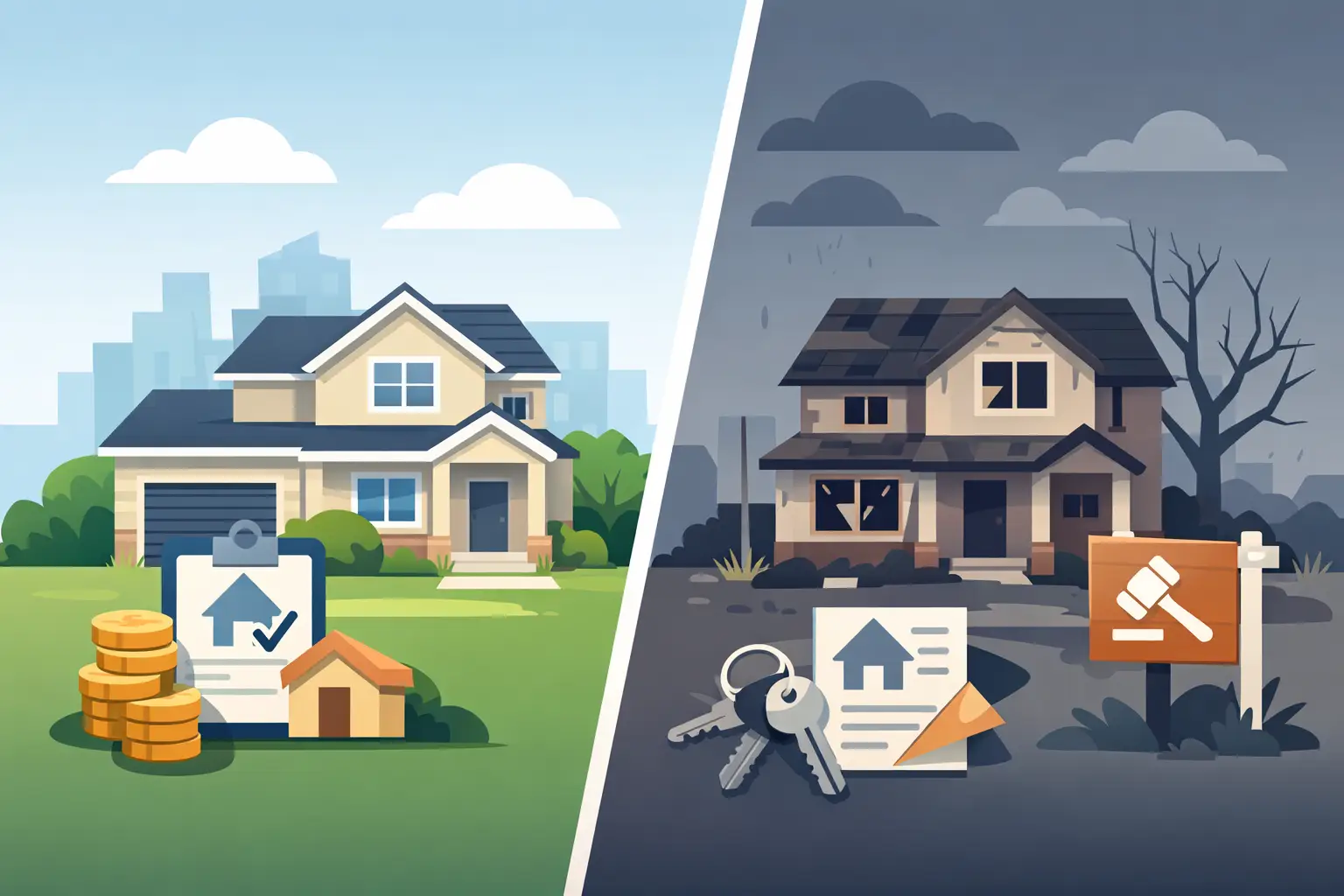 REO vs Foreclosure Homes: Key Differences